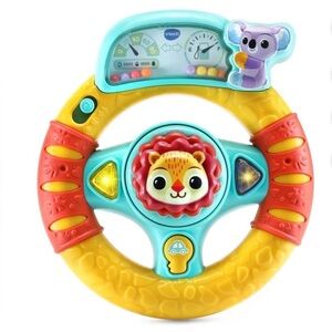 VTech Grip & Go Steering Wheel Baby Toy NIB